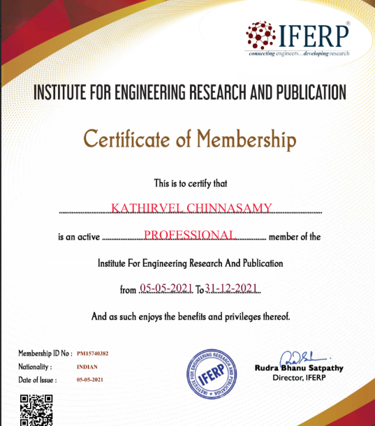 IFERP Member